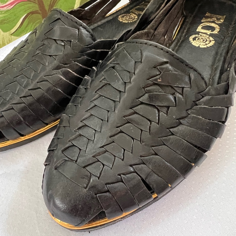 Men's Black Leather Loafers